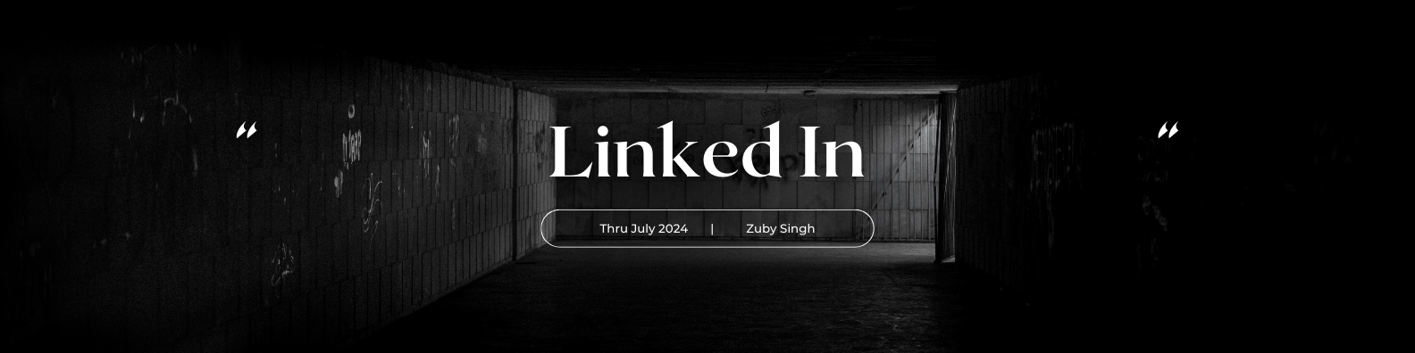 Simple LinkedIn Banner